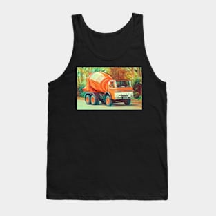 Ford D Series Concrete Mixer Truck Tank Top